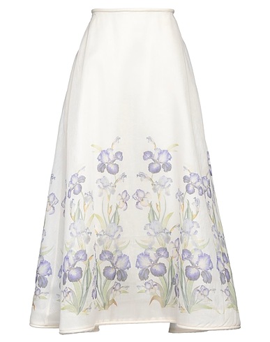 ZIMMERMANN Gonna lunga Avorio 53% Lino, 47% Seta