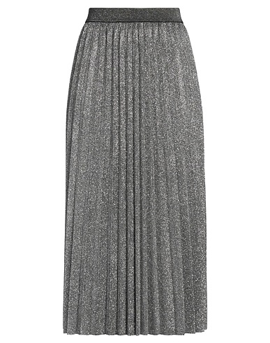 ACTITUDE by TWINSET Midi skirt Lead 96% Polyester, 4% Metallic Polyester, Elastane