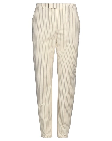CELINE Casual pants Ivory 100% Wool