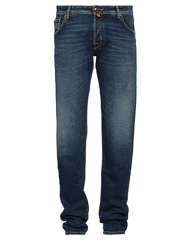 JACOB COHЁN Denim trousers Blue 98% Cotton, 2% Elastane