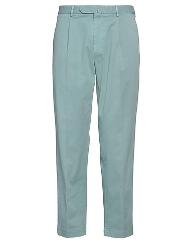 SANTANIELLO Casual trouser Light blue 98% Cotton, 2% Elastane