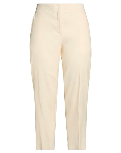 SEVENTY VENEZIA Casual pants BEIGE 64% Linen, 35% Cotton, 1% Elastane