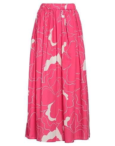 VICOLO Maxi Skirts Fuchsia 100% Cotton
