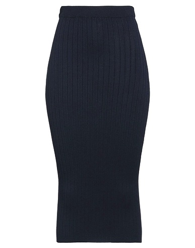 VICOLO Midi skirt Midnight blue 70% Viscose, 30% Polyester