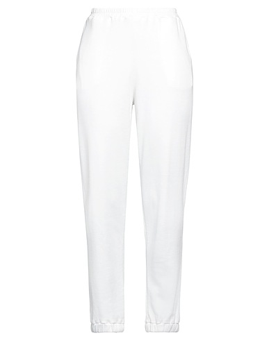MAJESTIC FILATURES Casual trouser White 100% Linen