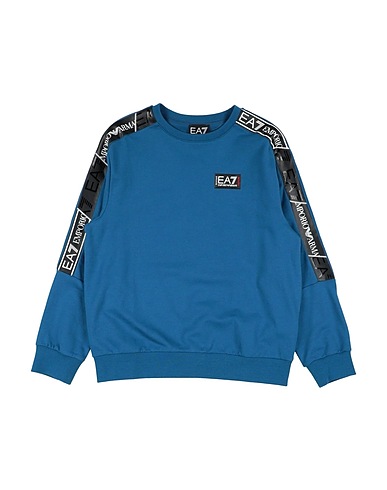 EA7 Sweatshirt Blue 100% Cotton