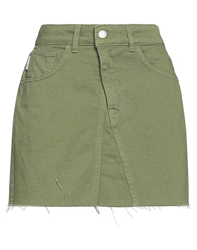 HAVEONE Mini skirt Military green 100% Cotton