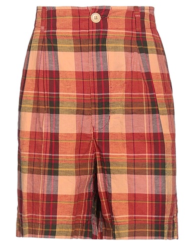 GIRLS OF DUST Shorts & Bermuda Rust 85% Cotton, 15% Linen