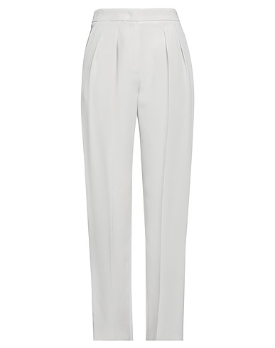 GIORGIO ARMANI Casual trouser Light grey 100% Silk