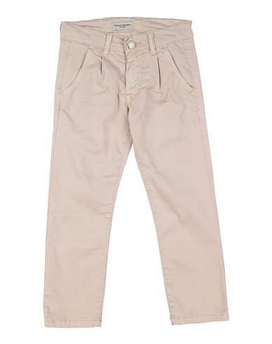 PAOLO PECORA Pantalone Beige 100% Cotone, Elastan
