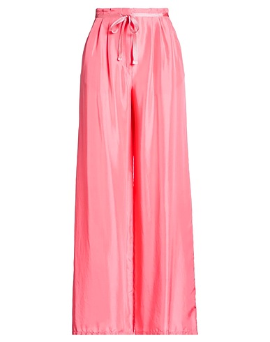 FORTE_FORTE Casual trouser Pink 100% Silk