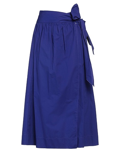 FORTE_FORTE Midi skirt Purple 100% Cotton