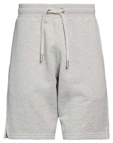 AMI ALEXANDRE MATTIUSSI Shorts & Bermuda Light grey 99% Organic cotton, 1% Elastane