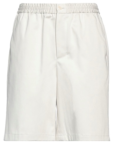 AMI ALEXANDRE MATTIUSSI Shorts & Bermuda Grigio chiaro 100% Cotone