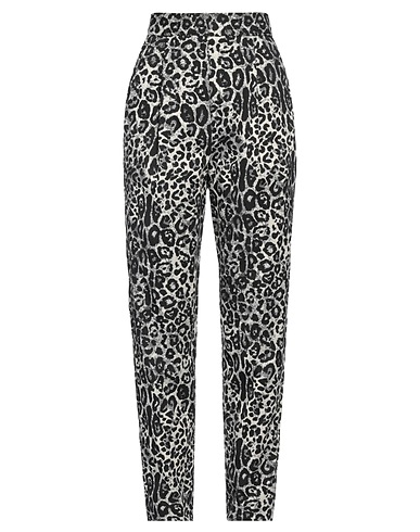 DUNDAS Casual trouser Black 72% Cotton, 26% Polyamide, 2% Elastane