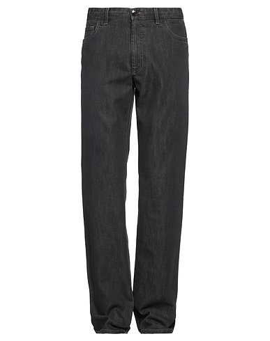 BRIONI Denim trousers Charcoal 80% Cotton, 20% T-400® fibre