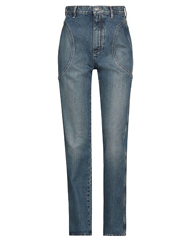 ALAÏA Denim trousers Blue 100% Cotton