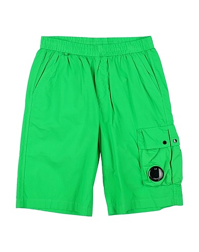 C.P. COMPANY UNDERSIXTEEN Shorts & Bermuda Green 100% Cotton