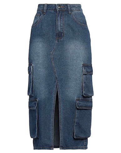 KAOS Denim skirt Blue 100% Cotton
