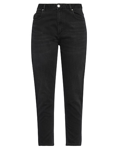 ISABEL MARANT Denim trousers Black 100% Cotton