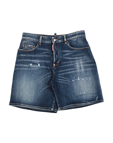 DSQUARED2 Denim shorts Blue 92% Cotton, 6% Elastomultiester, 2% Elastane