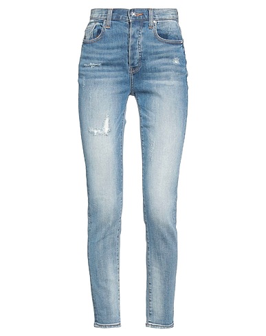 FRACOMINA Denim trousers Blue 93% Cotton, 5% Polyester, 2% Elastane