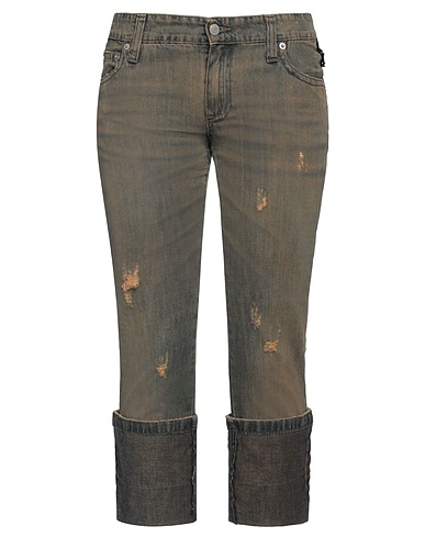 JOHN RICHMOND Denim trousers Beige 100% Cotton