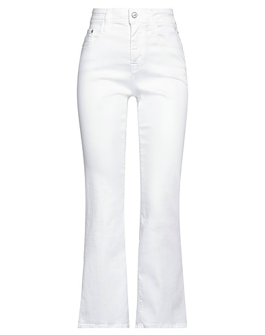 JACOB COHЁN Bootcut Jeans White 63% Lyocell, 30% Cotton, 5% Polyester, 2% Elastane