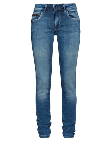 PEPE JEANS Denim pants Blue 96% Cotton, 3% Polyester, 1% Elastane