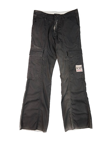 N°21 Casual pants Charcoal 100% Cotton