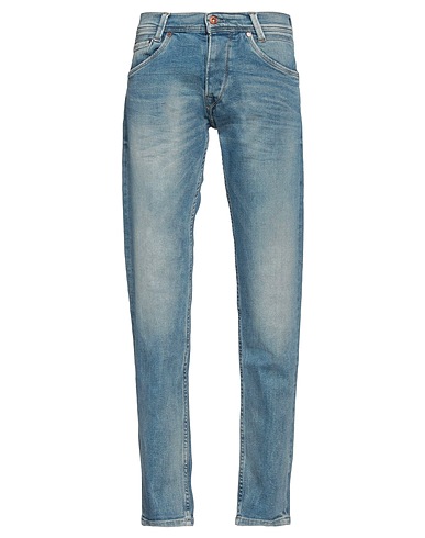 PEPE JEANS Denim pants Blue 91% Cotton, 7% Polyester, 2% Elastane