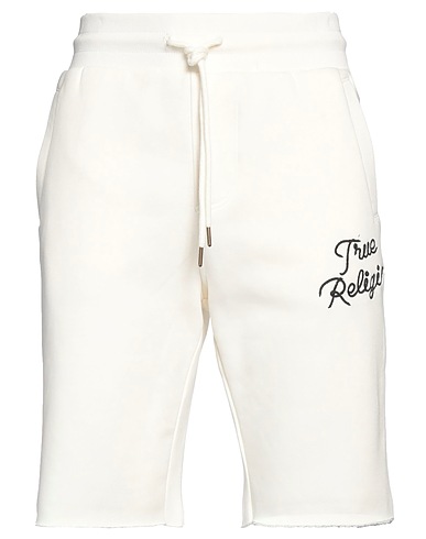 TRUE RELIGION ショートパンツ＆バミューダパンツ アイボリー コットン 80% / ポリエステル 20%