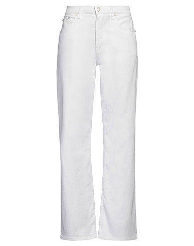 DONDUP Casual pants White 92% Cotton, 6% Elastomultiester, 2% Elastane