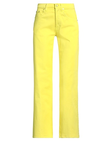 DONDUP Casual trouser Yellow 92% Cotton, 6% Elastomultiester, 2% Elastane