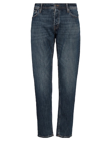 JACK & JONES Denim trousers Blue 94% Cotton, 5% Recycled cotton, 1% Elastane