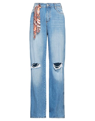 STAFF GALLERY Denim pants Blue 60% Cotton, 40% Lyocell