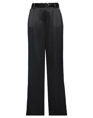 JACOB LEE Casual trouser Black 100% Silk