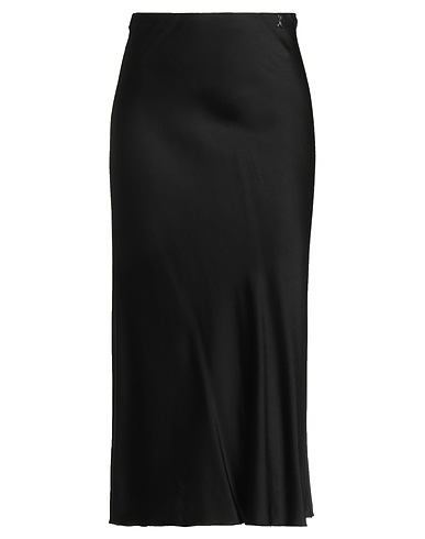 PATRIZIA PEPE Midi skirt Black 67% Viscose, 28% Polyamide, 5% Elastane