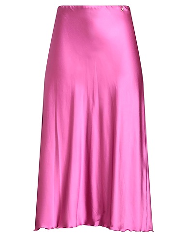 PATRIZIA PEPE Midi skirt Fuchsia 67% Viscose, 28% Polyamide, 5% Elastane