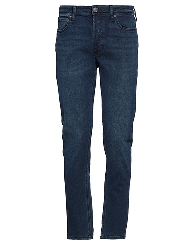 JACK & JONES Denim pants Blue 64% Cotton, 34% Polyester, 2% Elastane