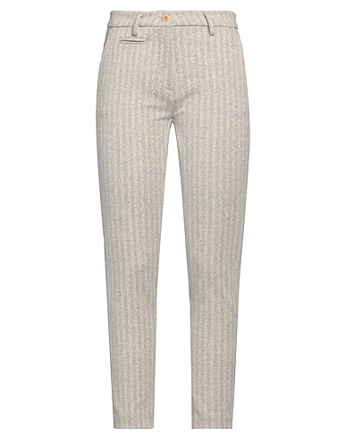 MASON'S Casual trouser Light grey 53% Polyester, 27% Viscose, 17% Polyamide, 3% Elastane