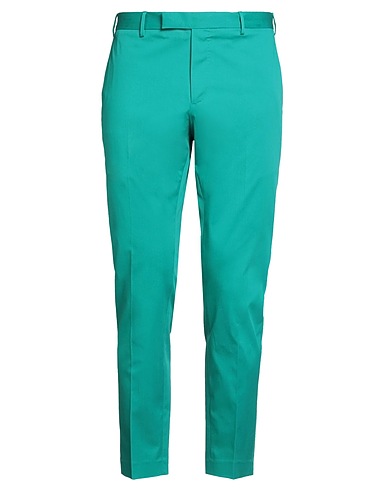 PT Torino Casual trouser Turquoise 98% Cotton, 2% Elastane