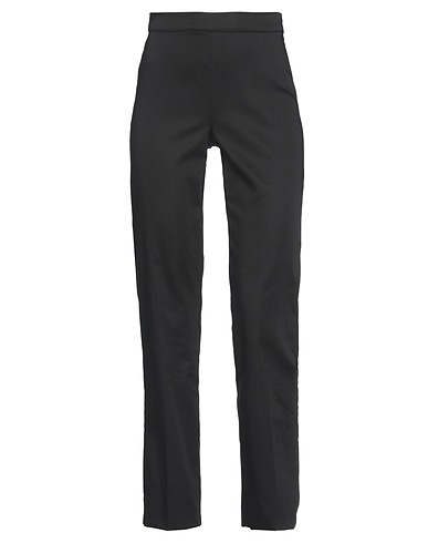 DIANA GALLESI Casual pants NERO 72% Cotton, 25% Polyester, 3% Elastane