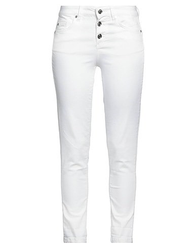 LIU •JO Pantalone Bianco 66% Cotone, 30% Poliestere, 4% Elastan