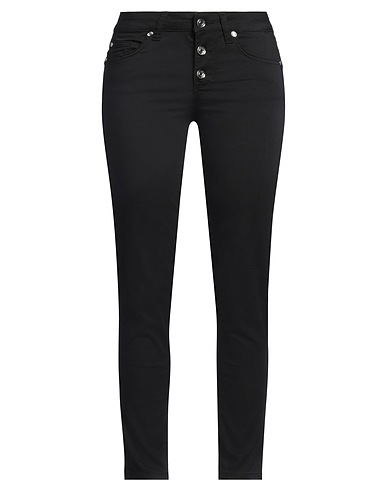 LIU •JO Casual trouser Black 66% Cotton, 30% Polyester, 4% Elastane
