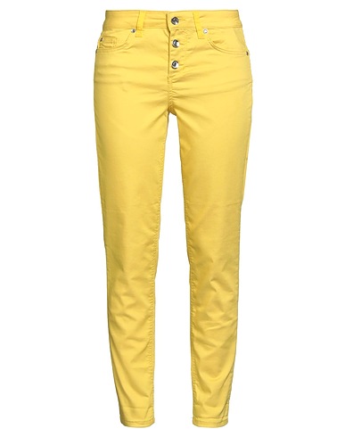 LIU •JO Pantalone Giallo 66% Cotone, 30% Poliestere, 4% Elastan