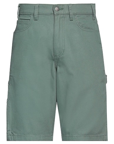 DICKIES Shorts & Bermuda Green 100% Cotton