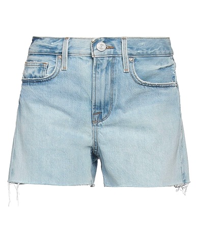 FRAME Shorts Blau 100% Baumwolle