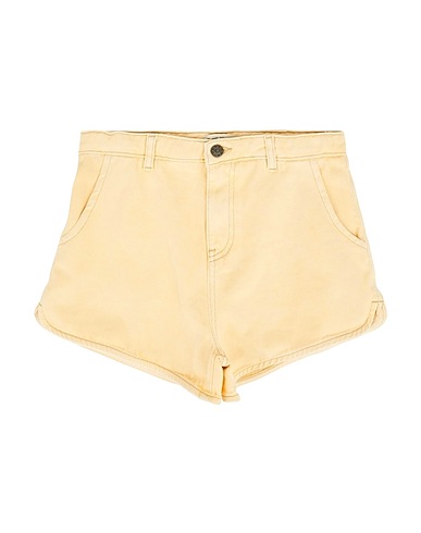 TOCOTO VINTAGE Denim shorts Yellow 100% Cotton