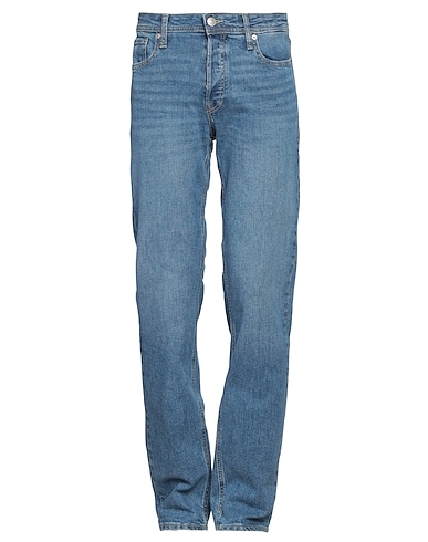 JACK & JONES Denim pants Blue 98% Cotton, 2% Elastane